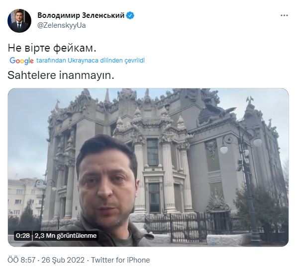 Zelenskiy'den yeni mesaj: Silahları bırakmayacağız
