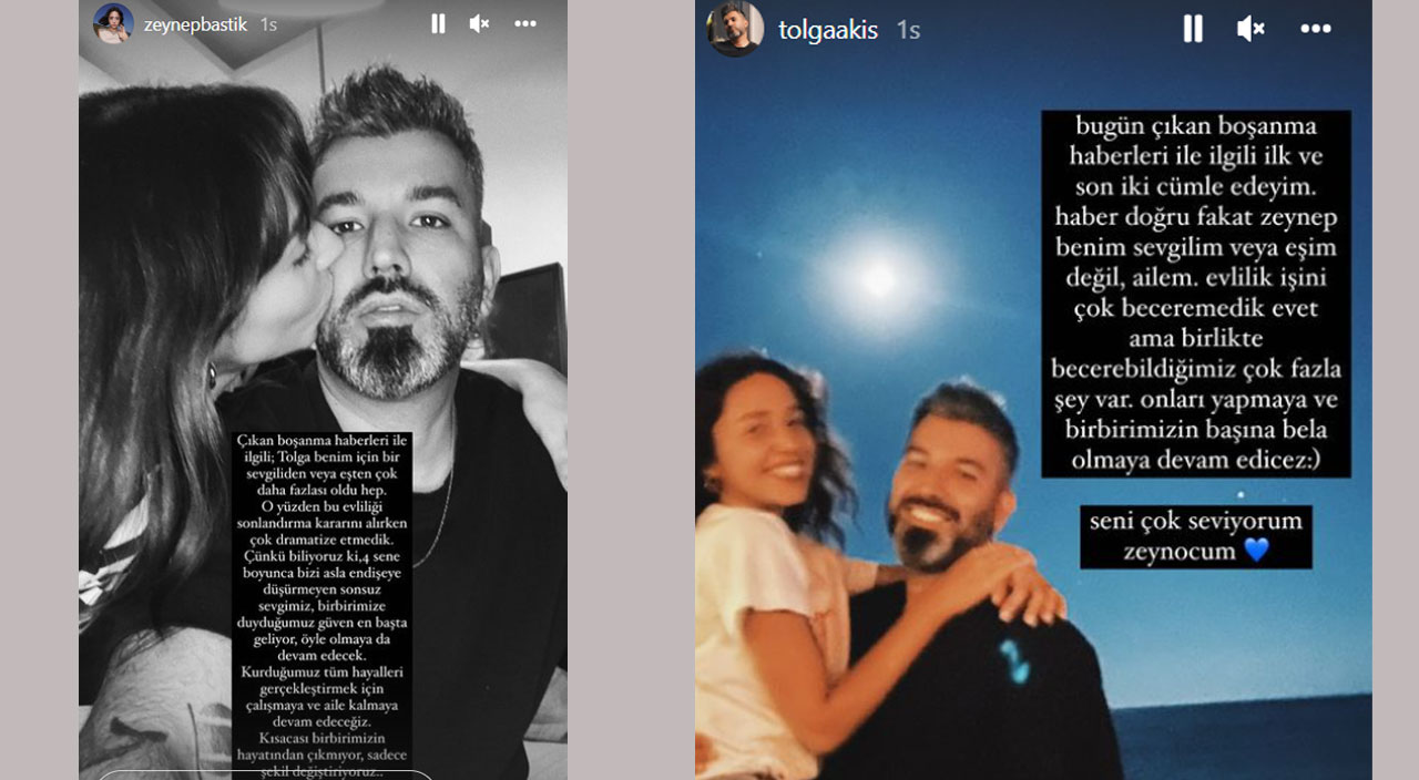 Zeynep Bastık boşanma haberlerini doğruladı, ilk açıklama geldi: Aile kalmaya devam edeceğiz Zeynep Bastık boşanma haberlerini doğruladı, ilk açıklama geldi: Aile kalmaya devam edeceğiz