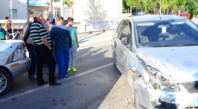 Eskişehir'de zincirleme kaza