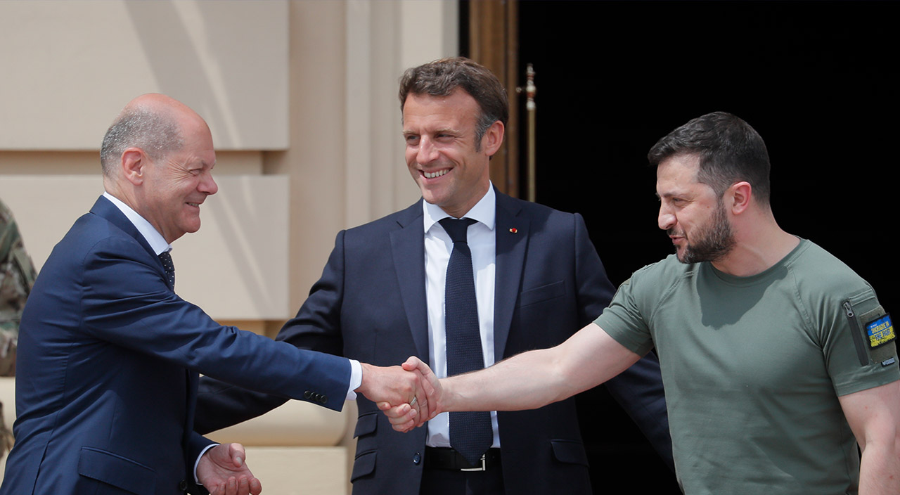 Ukrayna'ya kritik ziyaret: 3 AB lideri Kiev'de Ukrayna'ya kritik ziyaret: 3 AB lideri Kiev'de