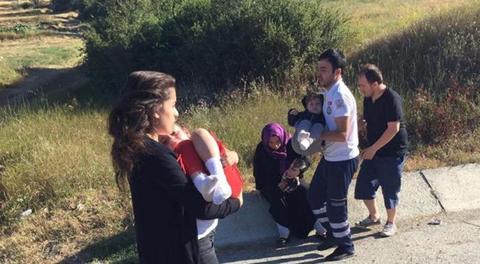 Çankırı'da kaza:2'si çocuk 7 yaralı
