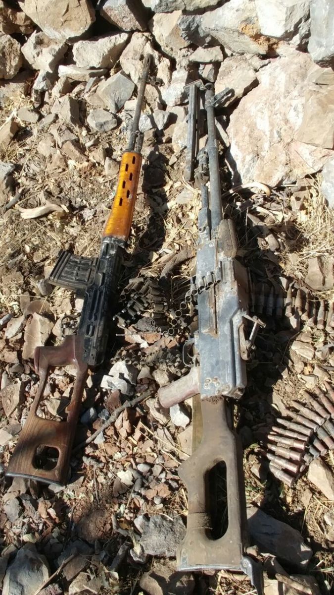 PKK'ya ağır darbe! Ağır silahları ele geçirildi