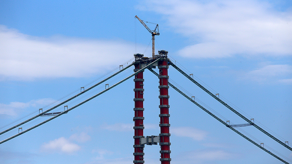 Çanakkale Köprüsü'nde yol yapımına başlanıyor