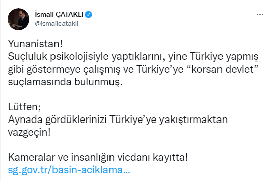 Yunanistan'ın iddialarına videolu cevap: 32 düzensiz göçmen böyle kurtarıldı