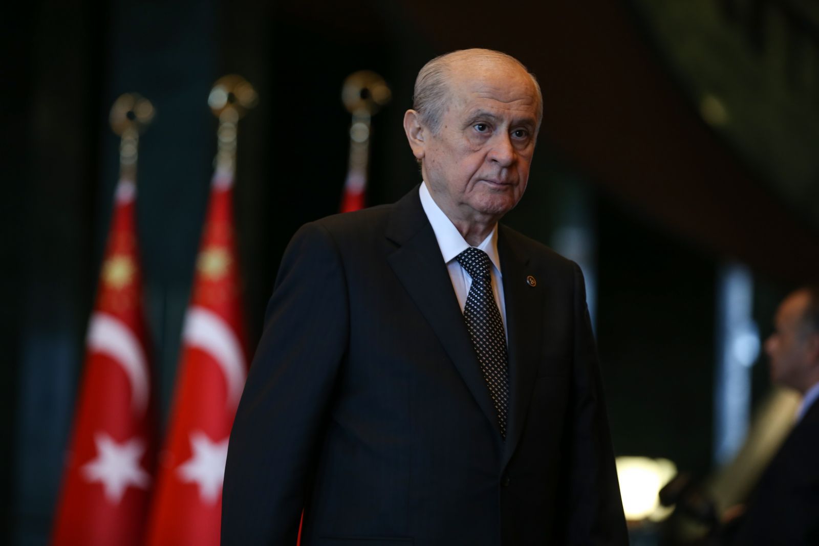 Devlet Bahçeli ilk kez 29 Ekim kutlaması için Beştepe'de