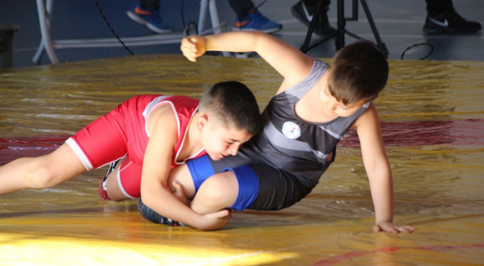 Şehit Ömer Halisdemir Güreş Turnuvası yapıldı