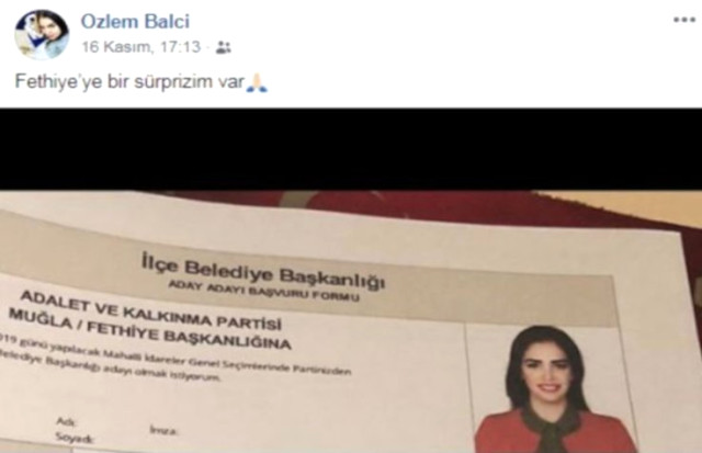 Reis filminde Emine Erdoğan'ı canlandıran oyuncu Özlem Balcı, AK Parti'den aday oldu