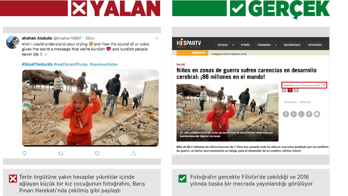 Harekat aleyhine 'gözü yaşlı ailelerin' fotoğraflarıyla manipülasyon