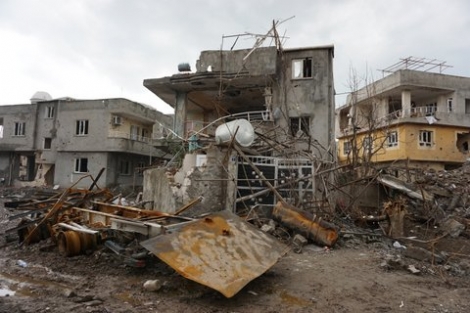 Fotoğraflarla operasyon sonrası Cizre sokakları