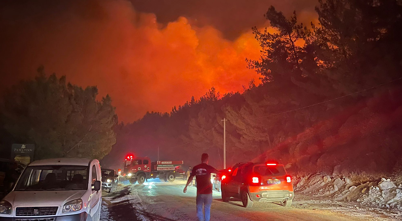 Datça'da orman yangını sürüyor: Çıkış nedeni belli oldu