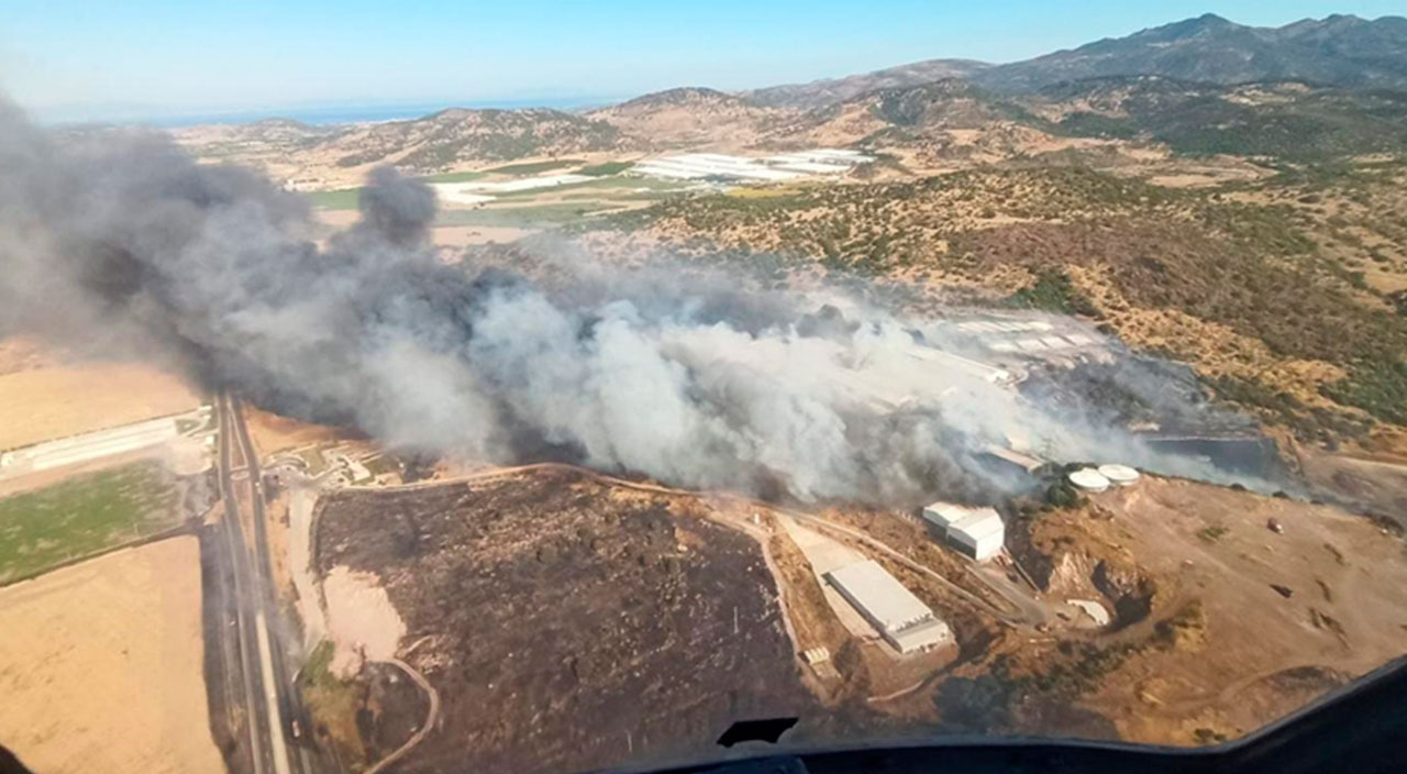 Çeşme'deki yangında adliyeye sevk edilen 2 şüpheli serbest bırakıldı