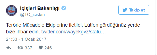 İçişleri Bakanlığı harekete geçti