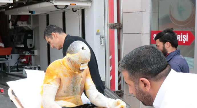 Kırşehir'de feci kaza! Çalışırken bu hale geldiler...