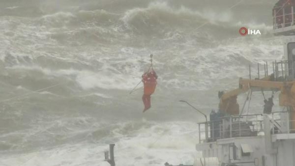 Şile'de kurtarma operasyonu başladı