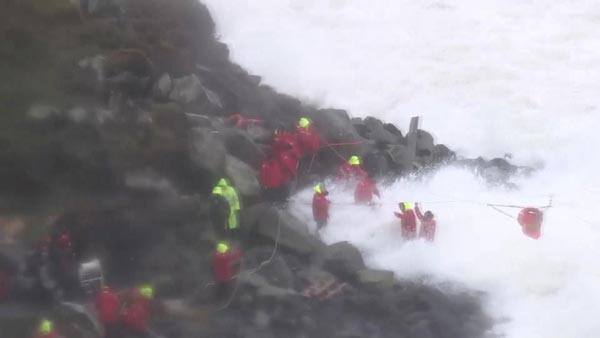 Şile'de kurtarma operasyonu başladı