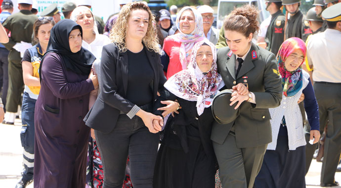 Kuzey Irak şehidine son görev