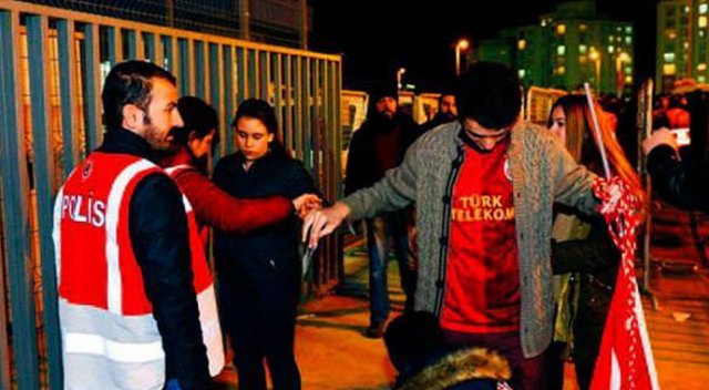Karşılaşmada olağanüstü güvenlik Karşılaşmada olağanüstü güvenlik
