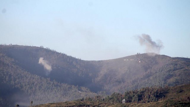 Katil Esed güçleri, Türkmen köylerini top atışına tutuyor