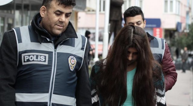 14 yaşındaki kızının da başını yaktı!