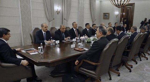 Başbakan Davutoğlu başkanlığında güvenlik toplantısı yapılacak