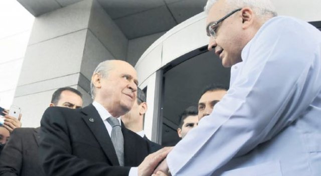 Devlet Bahçeli otele yerleşti Devlet Bahçeli otele yerleşti