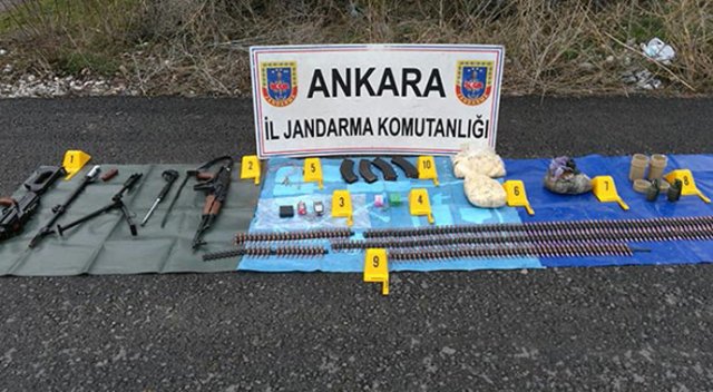 Ankara'da cephanelik ele geçirildi