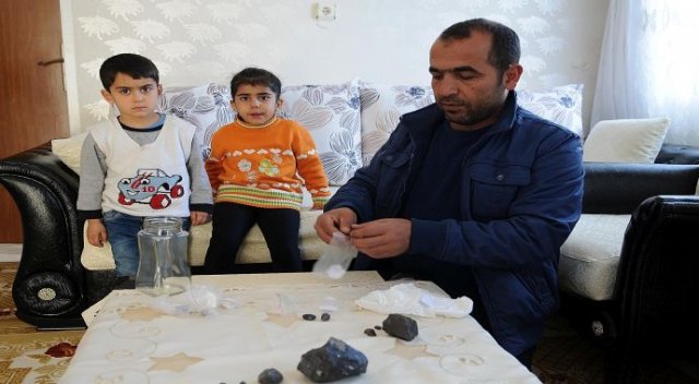 Göktaşı ellerinde kaldı Göktaşı ellerinde kaldı