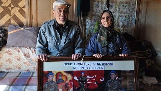Şehit babasının duygulandıran fedakarlığı