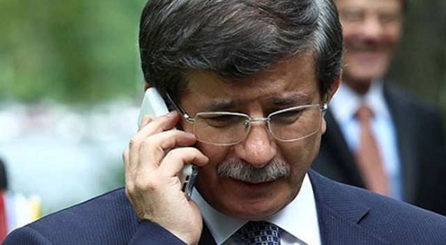 Barzani'den Davutoğlu'na telefon Barzani'den Davutoğlu'na telefon