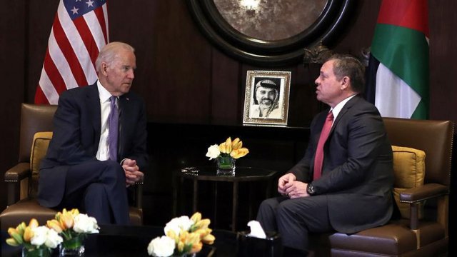 Biden, Ortadoğu turu kapsamında Ürdün Kralı Abdullah ile bir araya geldi Biden, Ortadoğu turu kapsamında Ürdün Kralı Abdullah ile bir araya geldi