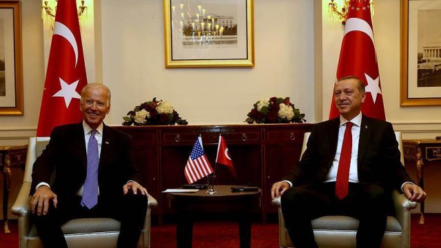 Cumhurbaşkanı Erdoğan ABD&#039;de Biden&#039;le görüştü!