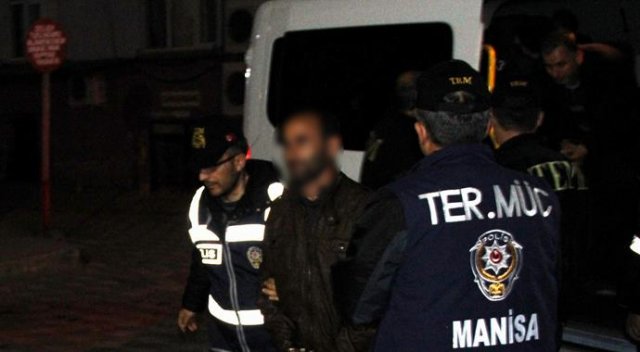 Manisa&#039;da terör operasyonu