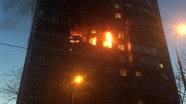 Moskova'da şiddetli patlama Moskova'da şiddetli patlama
