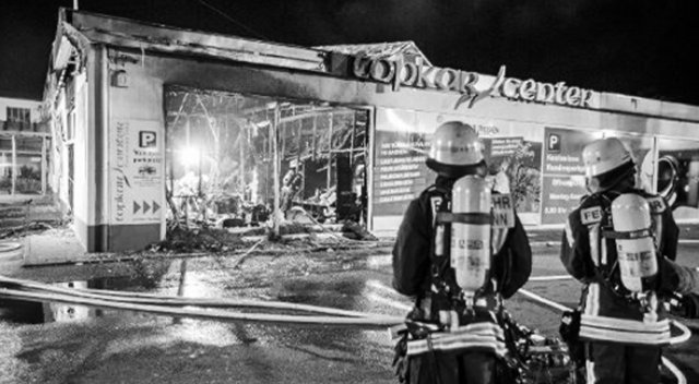 PKK&#039;lılar yakıp yıkıyor Almanya seyrediyor