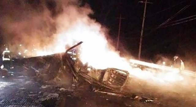 ABD&#039;de helikopter düştü! Kurtulan yok