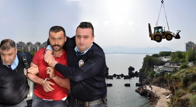 Kaçak yapılar uçan kepçeyle yıkıldı, kavga çıktı Kaçak yapılar uçan kepçeyle yıkıldı, kavga çıktı
