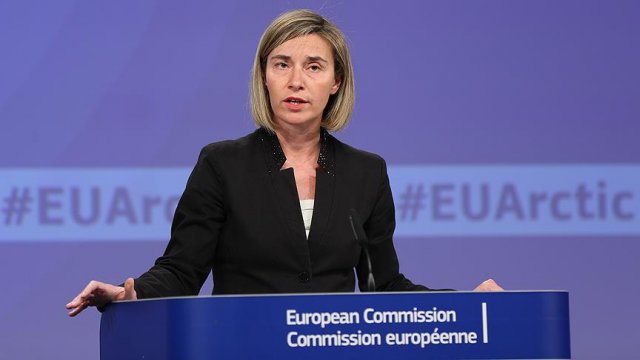 Mogherini'den 'Irak' açıklaması Mogherini'den 'Irak' açıklaması