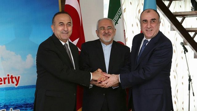 Ramser'de Türkiye-İran-Azerbaycan üçlü toplantısı düzenlendi Ramser'de Türkiye-İran-Azerbaycan üçlü toplantısı düzenlendi
