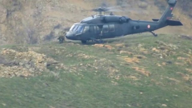 Tunceli&#039;de hava destekli terör operasyonu