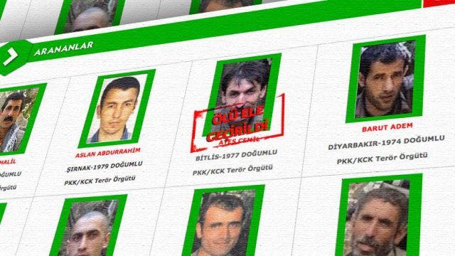 Yeşil listedeki terörist öldürüldü Yeşil listedeki terörist öldürüldü
