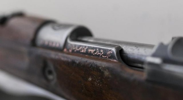 Yüksekova'daki operasyonda 1901 yılı üretimi silah ele geçirildi Yüksekova'daki operasyonda 1901 yılı üretimi silah ele geçirildi