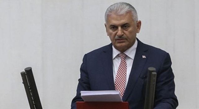 Başbakan Binali Yıldırım acı haberi kürsüde aldı Başbakan Binali Yıldırım acı haberi kürsüde aldı