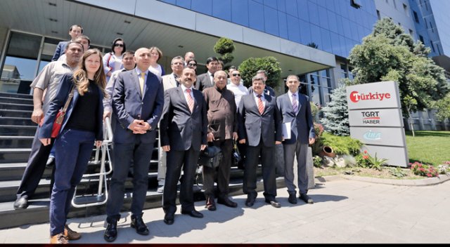 Orta Asya basın heyetini ağırladık