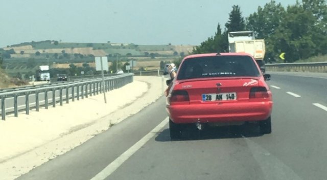 Bayram tatili öncesi trafik canavarı böyle görüntülendi
