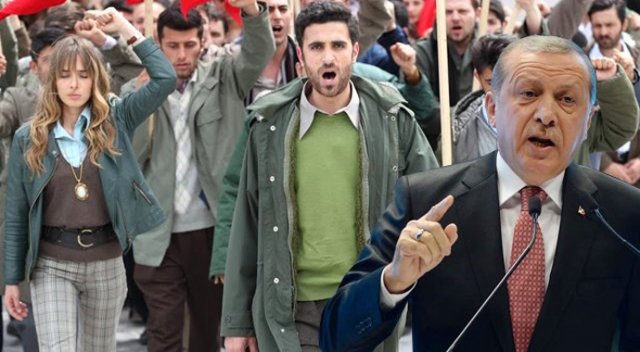 Erdoğan sahnesi izleyenleri ekrana kilitledi Erdoğan sahnesi izleyenleri ekrana kilitledi