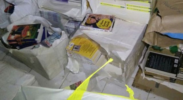 İstanbul'da 800 bin liralık korsan kitap ele geçirildi