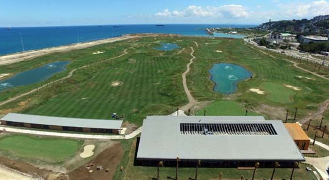 Deniz dolgusuna yapılan golf sahası açılıyor