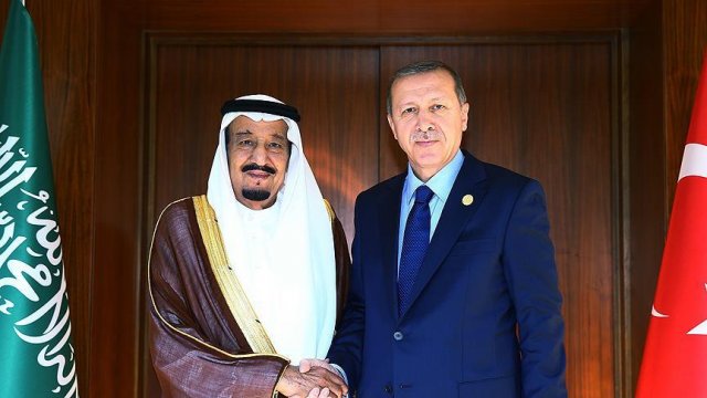 Erdoğan, Suud Kralı Selman ile telefonda görüştü