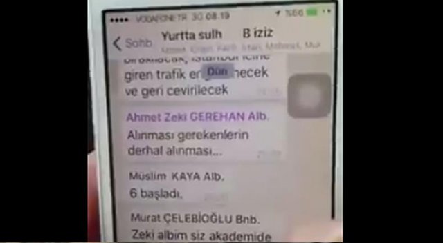 FETÖ'cülerden WhatsApp'tan 'vur' talimatı FETÖ'cülerden WhatsApp'tan 'vur' talimatı
