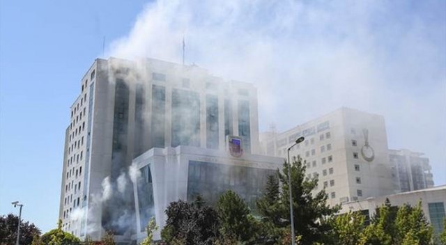 Jandarma Genel Komutanlığı&#039;nda yangın